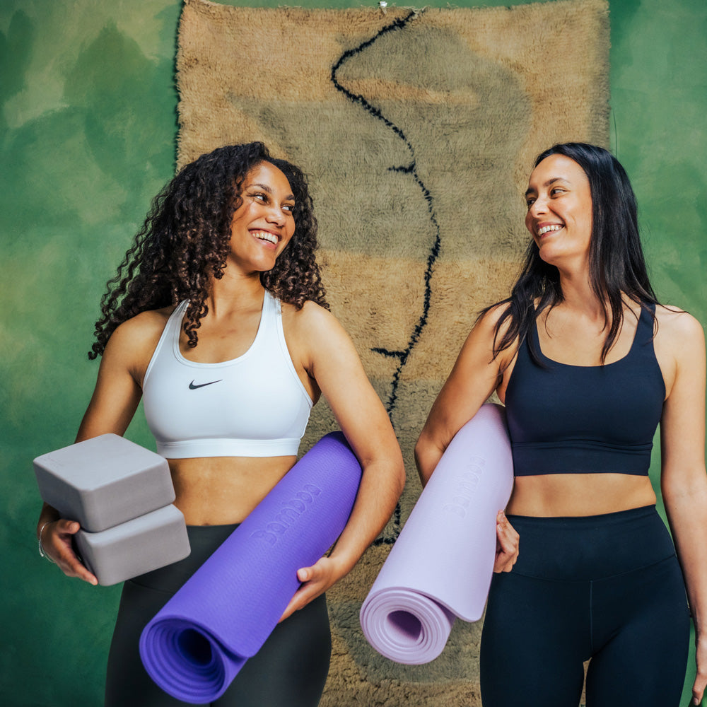 Bamboa Yogamat Paars Foam 6mm