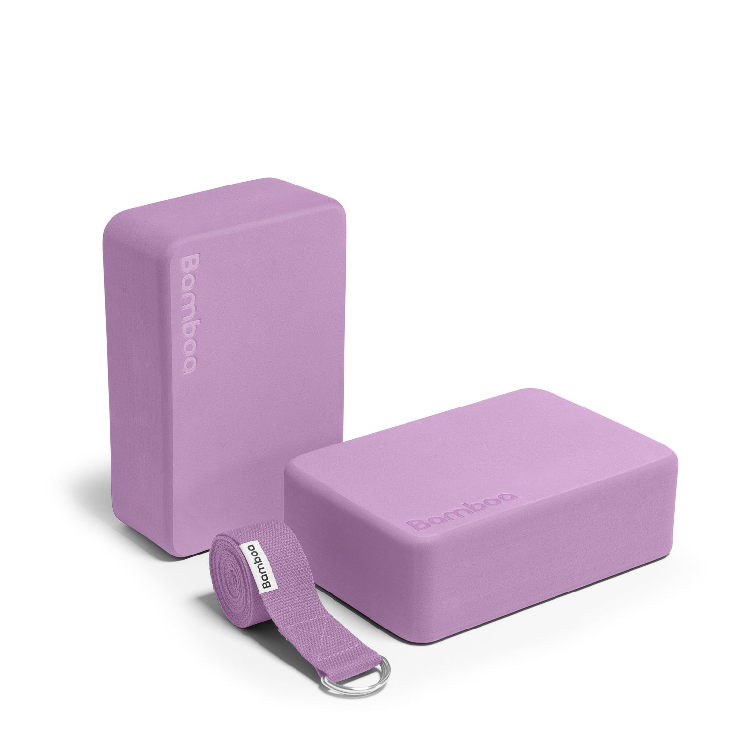 Bamboa Yogablokken Set Roze Foam