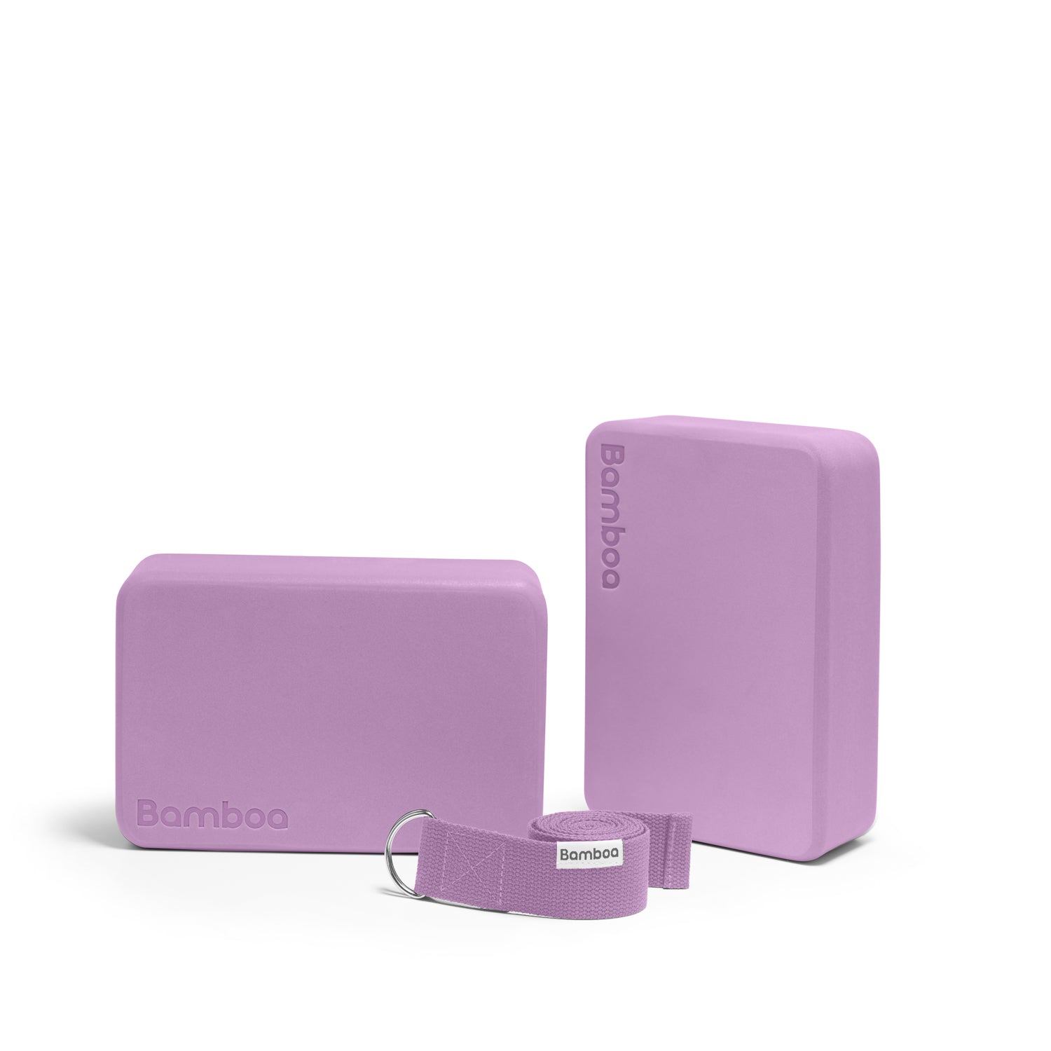Bamboa Yogablokken Set Roze Foam