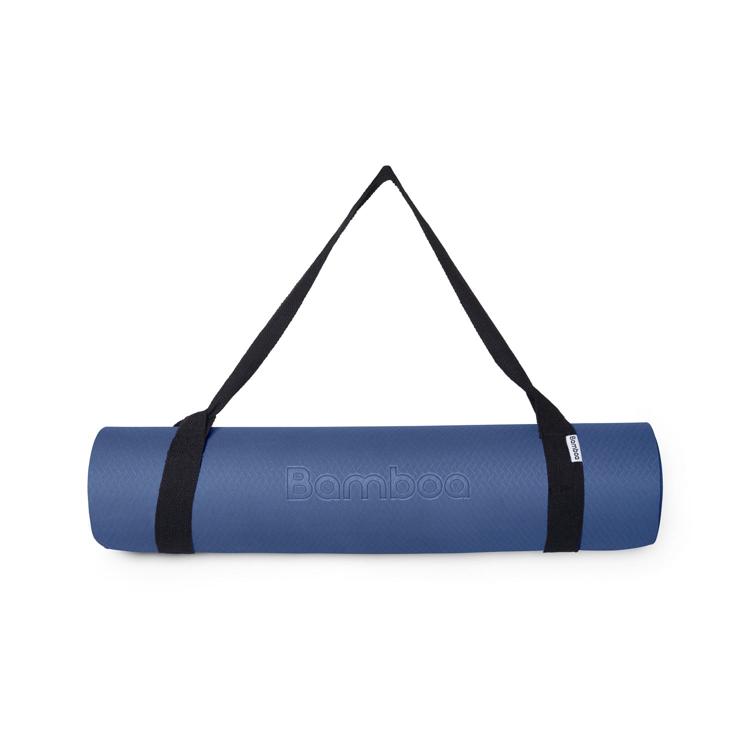 Bamboa Yoga Mat Foam Blauw 6mm