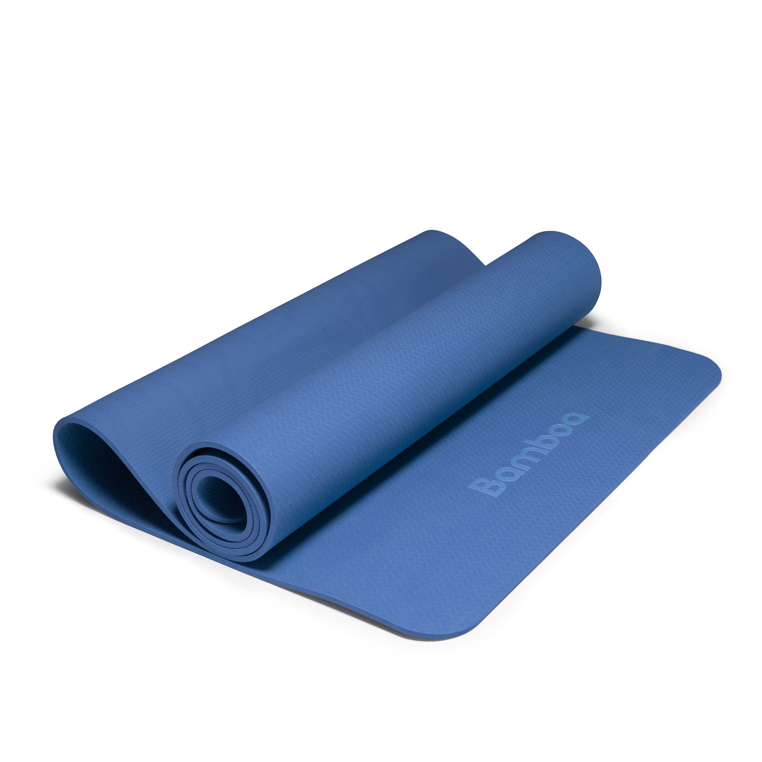 Bamboa Yoga Mat Foam Blauw 6mm