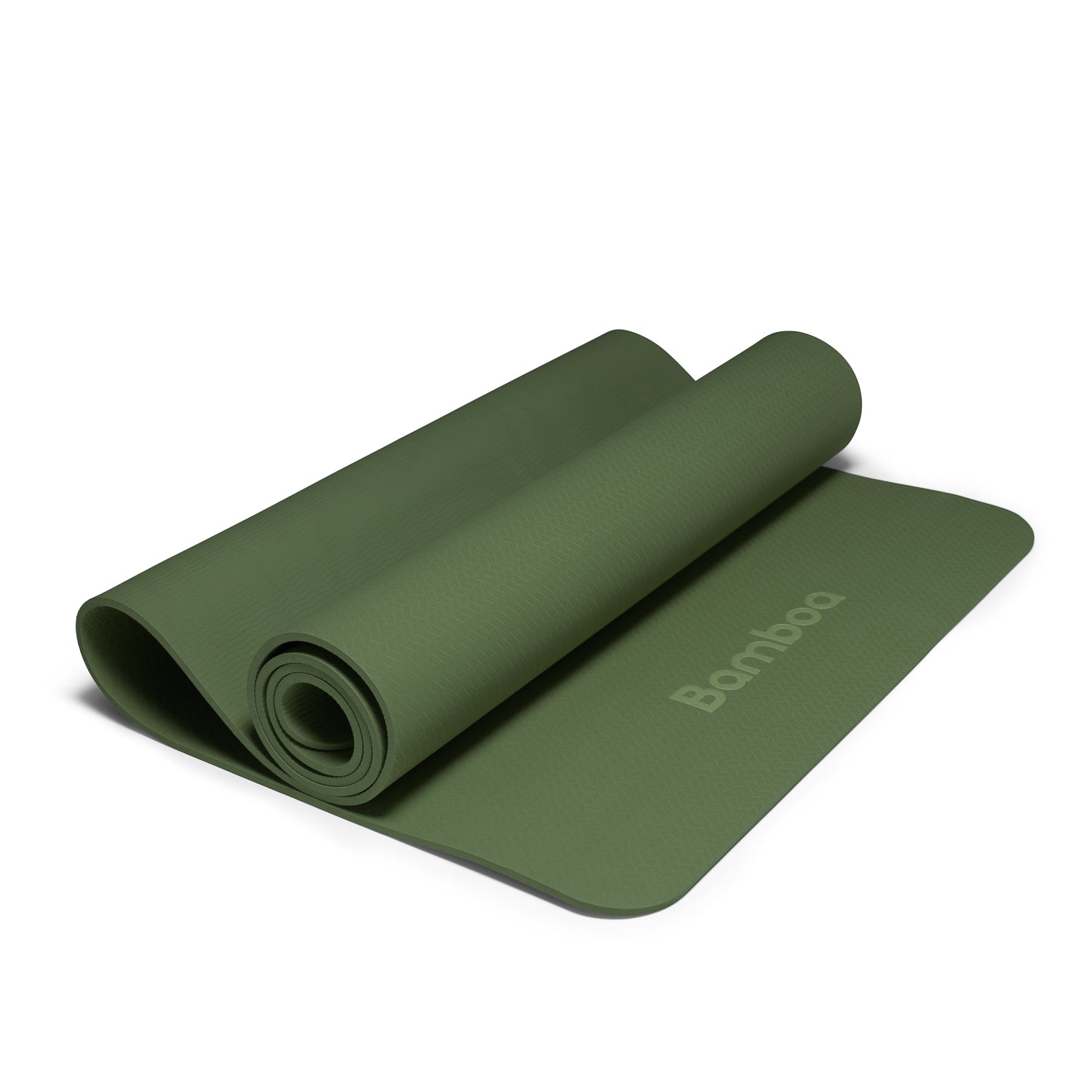Bamboa Yoga Mat Foam Groen 6mm