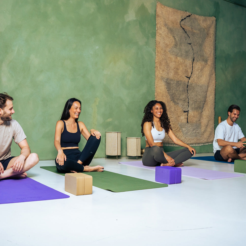 Bamboa Yoga Blokken Set Paars Foam