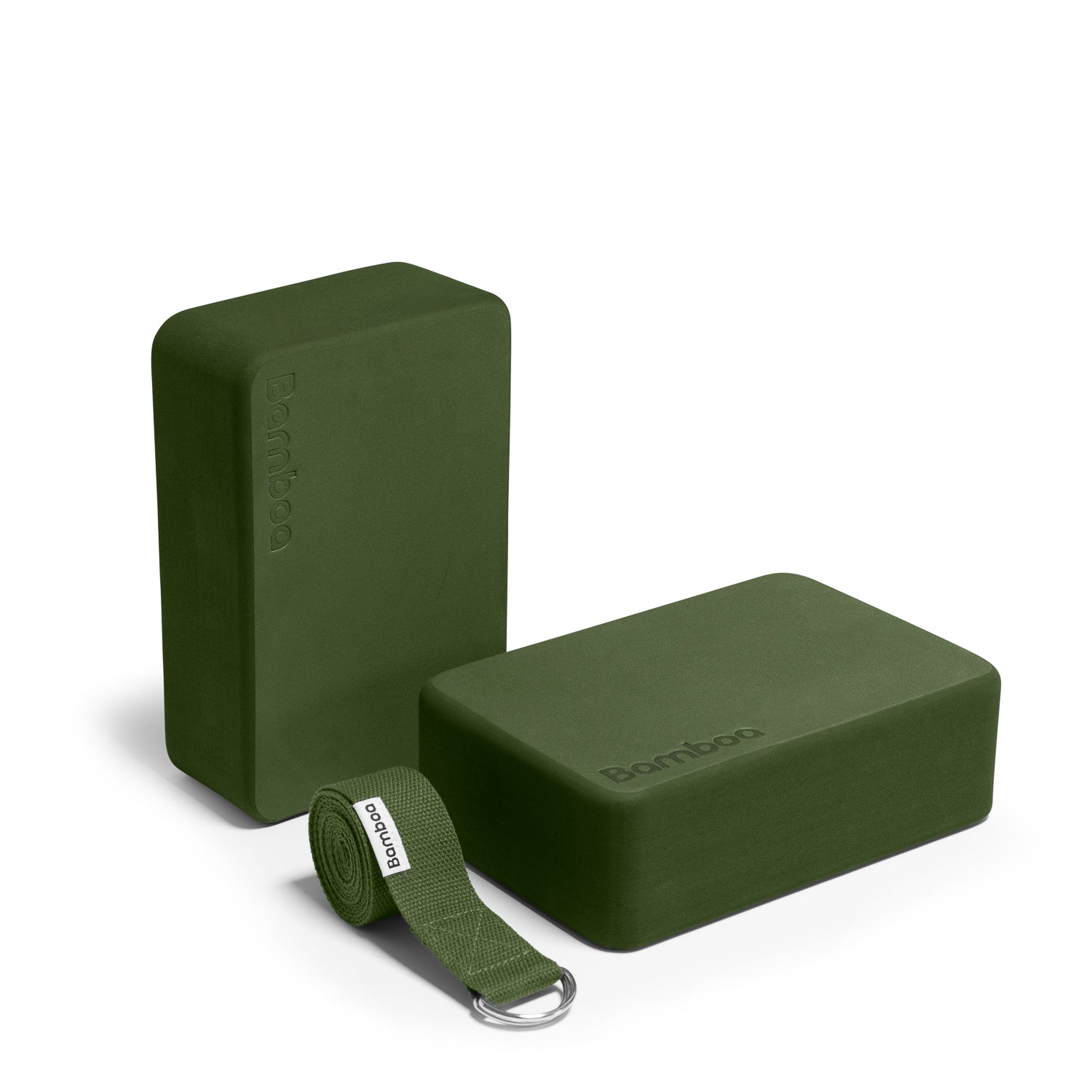 Bamboa Yogablokken Set Groen Foam